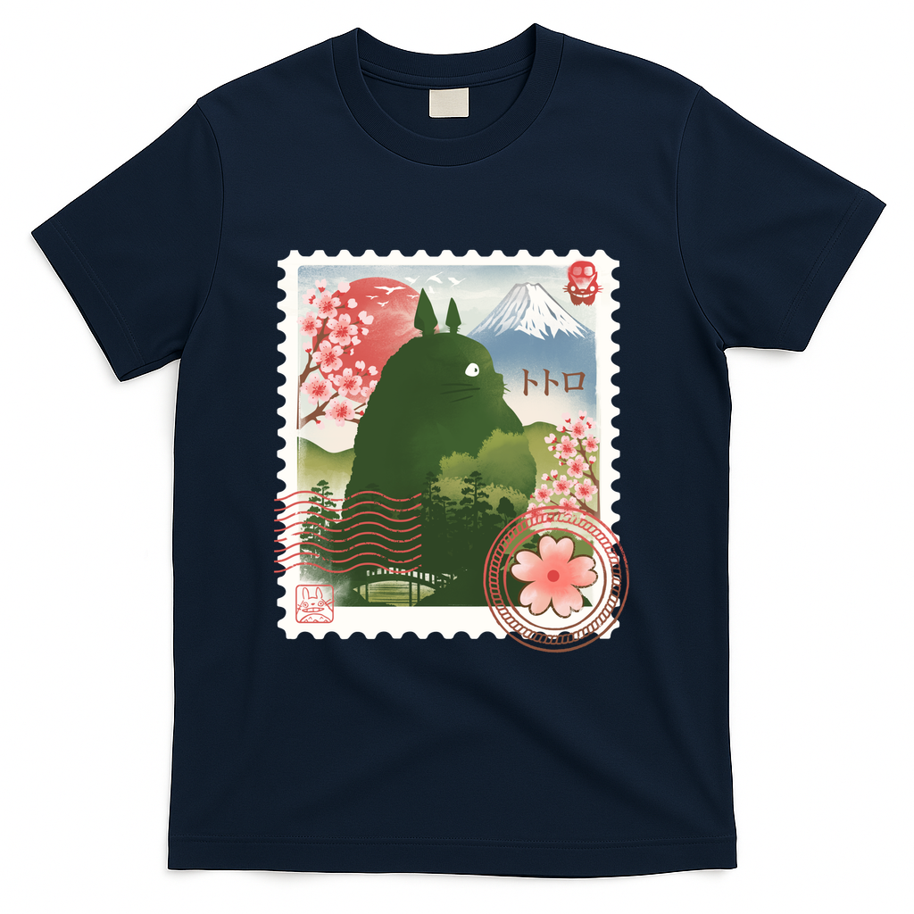 My Neighbor Mail Stamp - Navy