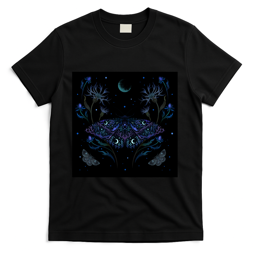 Magical night of Autumn Bat - Black