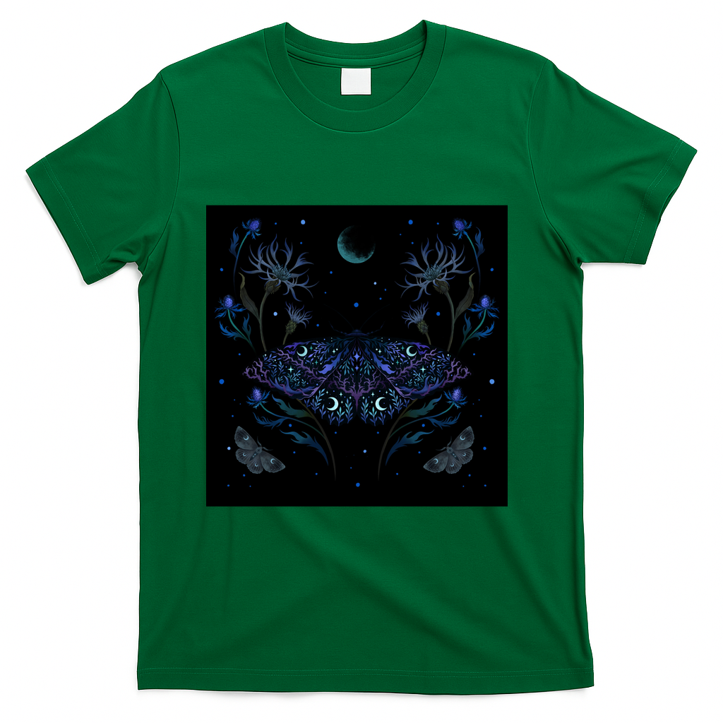 Magical night of Autumn Bat - Green
