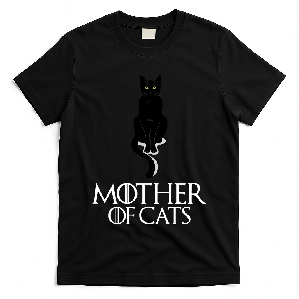 Mother of Cats Funny Cat Lover T-Shirt