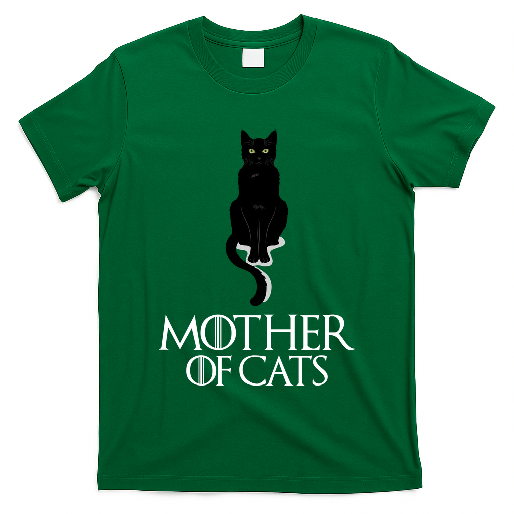 Mother of Cats Funny Cat Lover T-Shirt