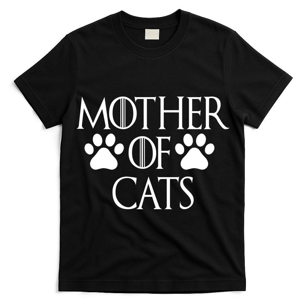 Mother Of Cats Meme T-Shirt