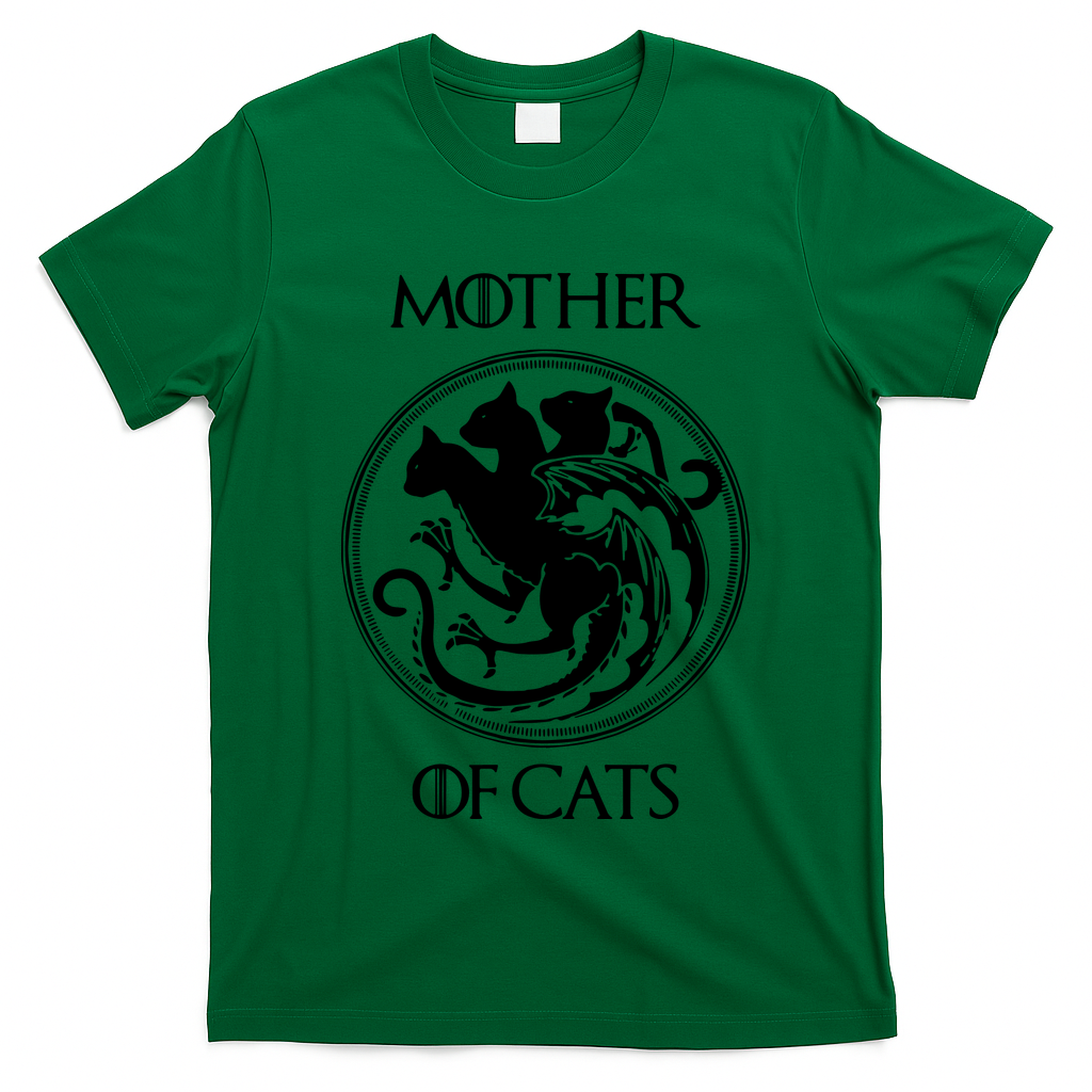 Mother Of Cats Black Cat T-Shirt