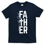 Man Of God Father Jeremiah 17:7 Front And Back T-Shirt - Navy