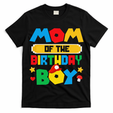 Mom Of The Birthday Boy Game Gaming Mom And Dad Family T-Shirt