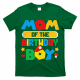 Mom Of The Birthday Boy Game Gaming Mom And Dad Family T-Shirt