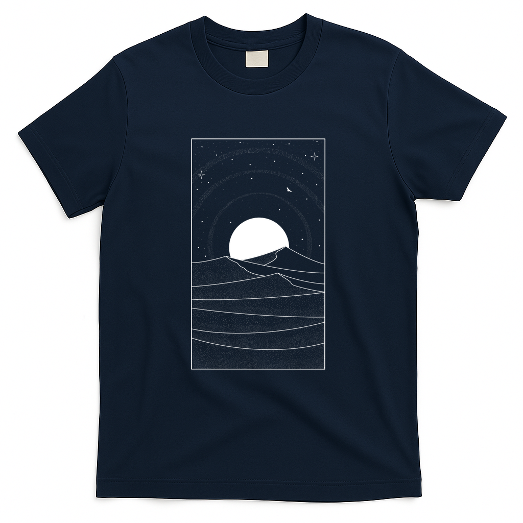 Moon Over the Desert - Navy