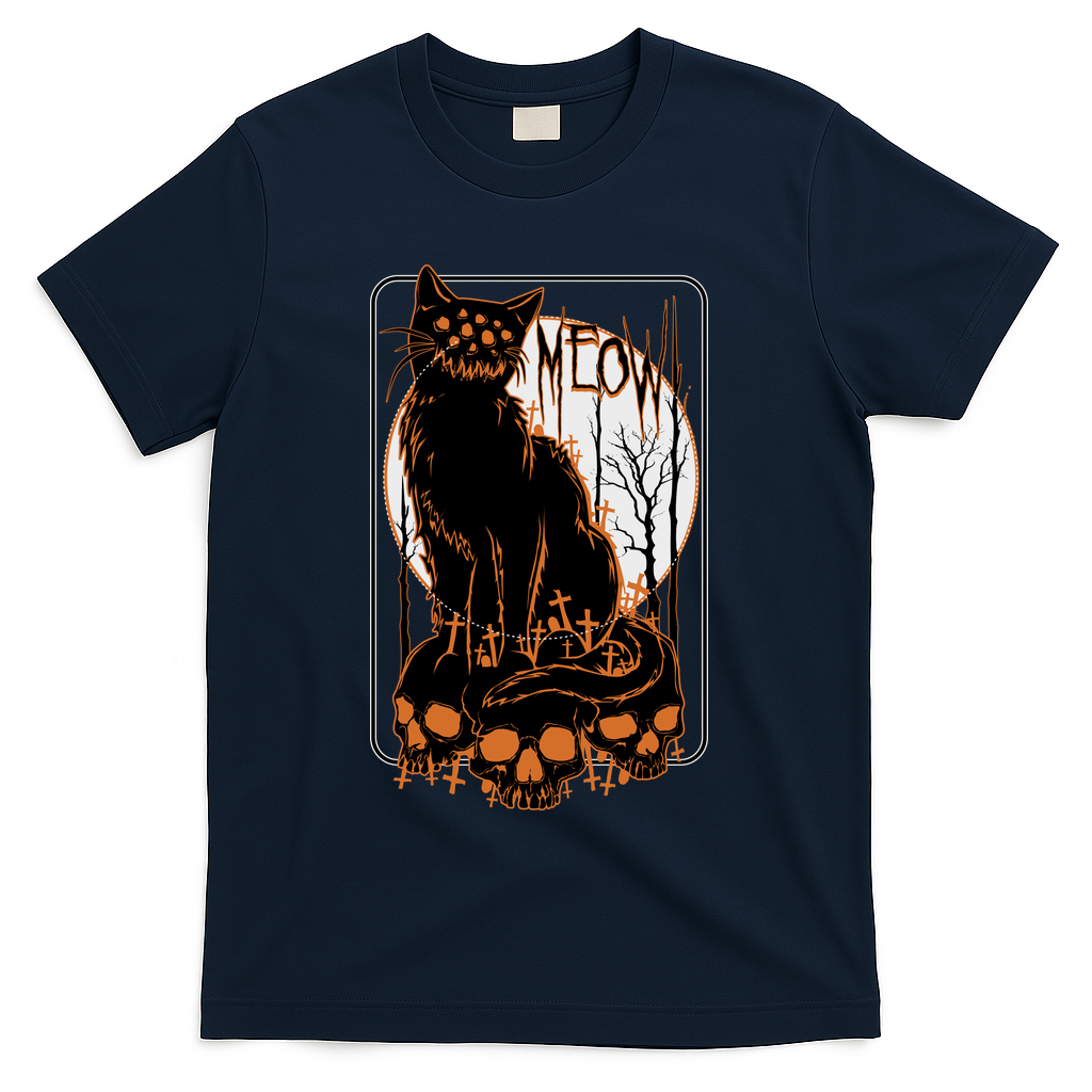 Meow on the Throne of Bone - Navy