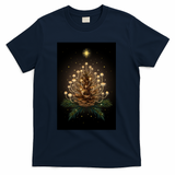 Magical Pine Cone Fungi of Christmas night - Navy