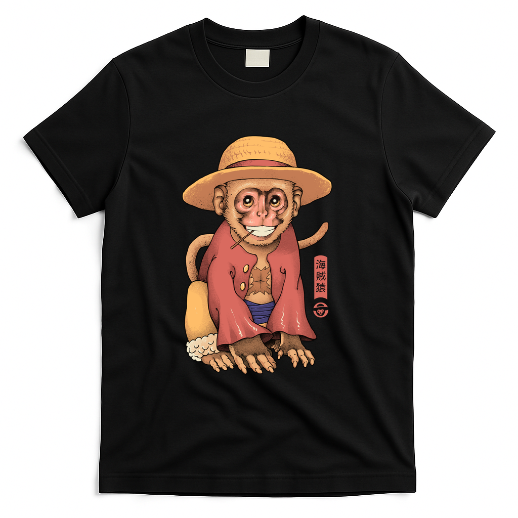 Monkey Pirate King - Black