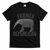 Mer Republican Elephant Anti Trump Never Trumper Meme T-Shirt - Black