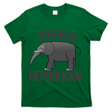 Mer Republican Elephant Anti Trump Never Trumper Meme T-Shirt - Green