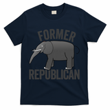 Mer Republican Elephant Anti Trump Never Trumper Meme T-Shirt - Navy