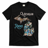 Michigan Rocks Petoskey Stone Hunting Great Lakes State T-Shirt