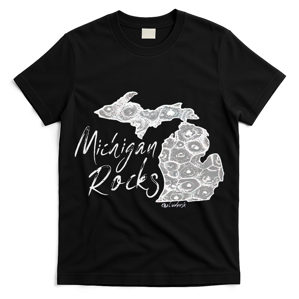 MICHIGAN ROCKS PETOSKEY STONE T-Shirt