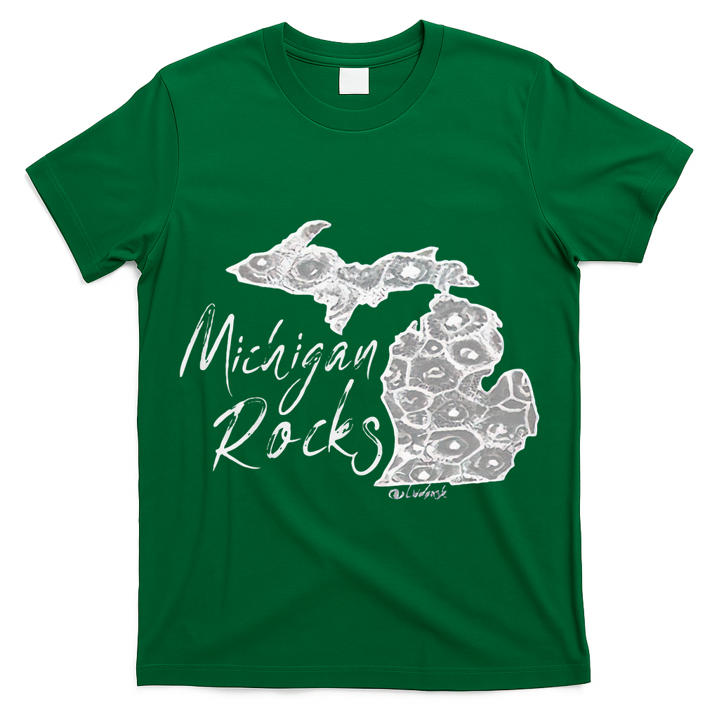 MICHIGAN ROCKS PETOSKEY STONE T-Shirt