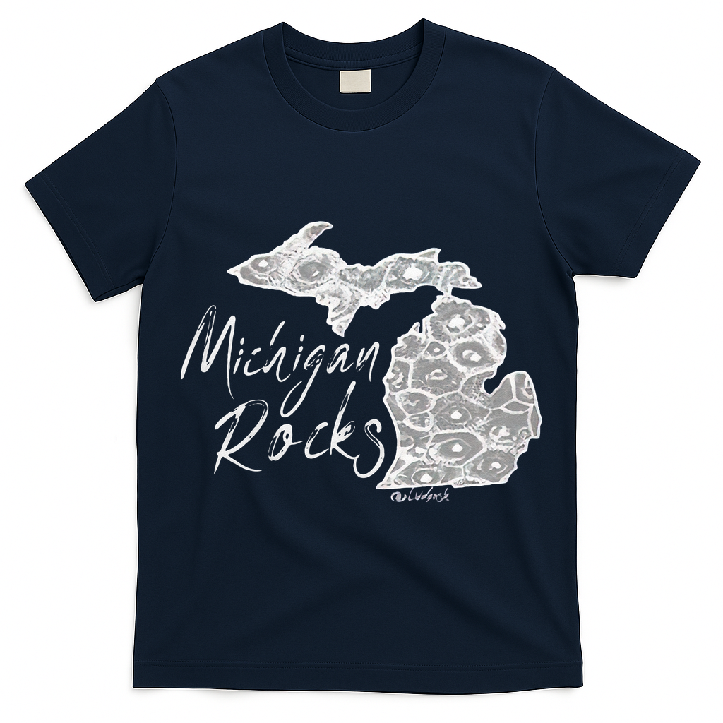 MICHIGAN ROCKS PETOSKEY STONE T-Shirt