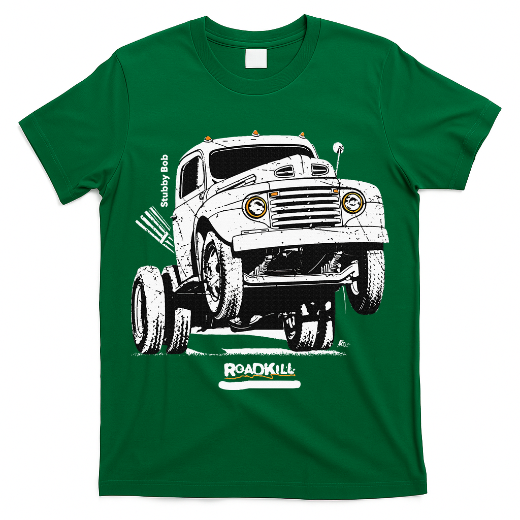 Motortrend Roadkill Stubby Bob T-Shirt