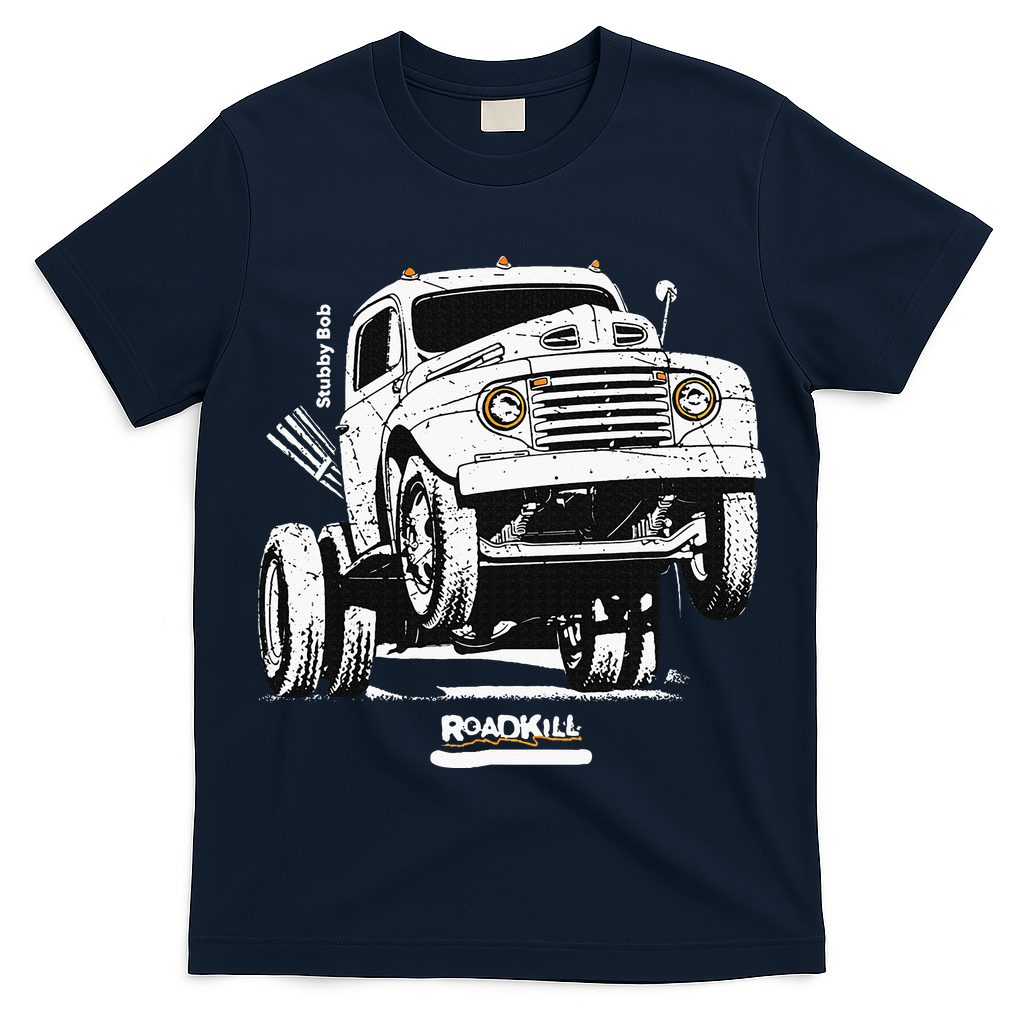Motortrend Roadkill Stubby Bob T-Shirt