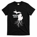 Michigan Roots Vintage Pride State Map Gift T-Shirt