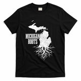 Michigan Roots Vintage Pride State Map Gift T-Shirt