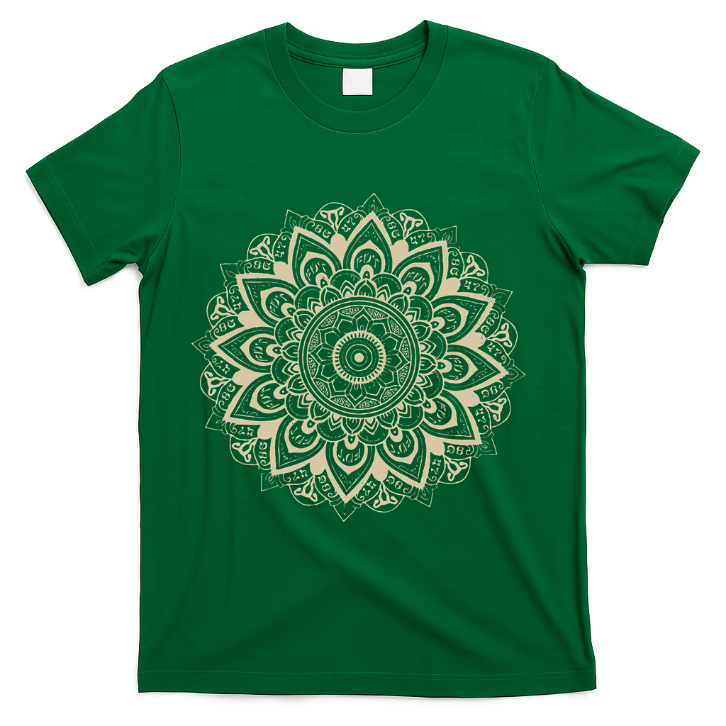 Mandala Style 86 47 Subtle Anti Trump Resist 8647  T-Shirt - Green