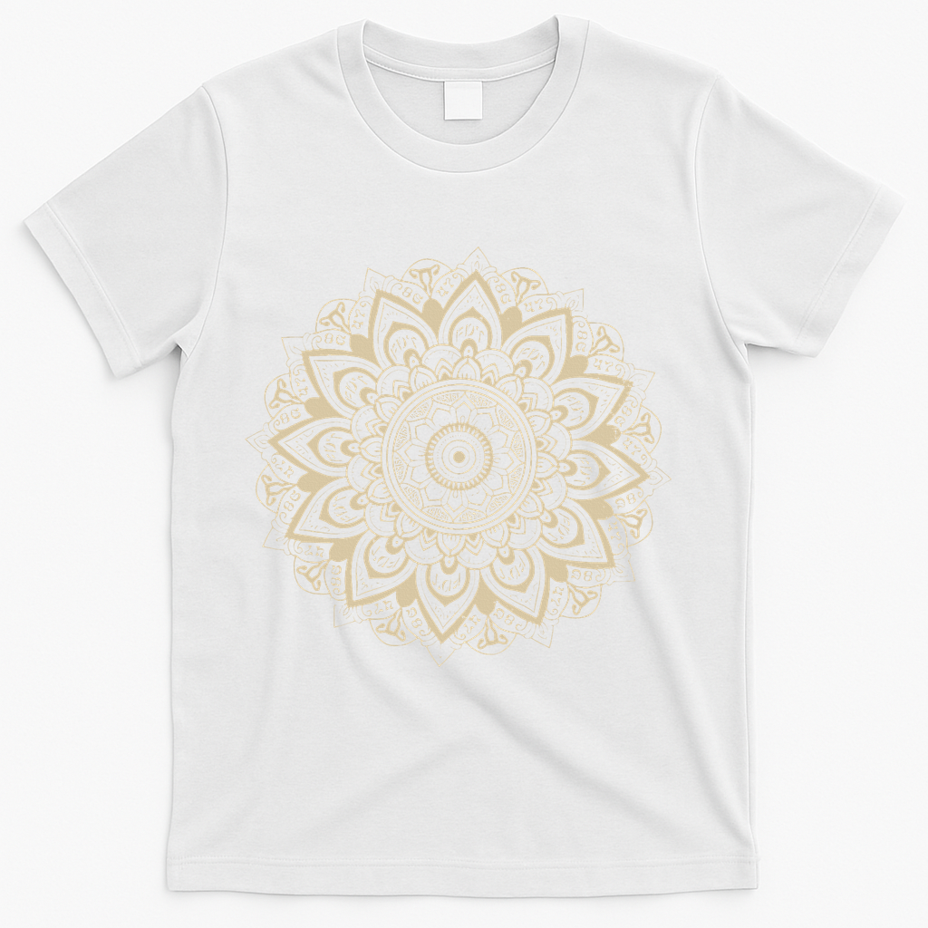 Mandala Style 86 47 Subtle Anti Trump Resist 8647  T-Shirt - White