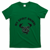 My Spirit Animal Pug Funny Dog Mom And Dog Dad T-Shirt - Irish Green