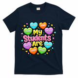My Students Are Kind Strong Brave T-Shirt - Navy
