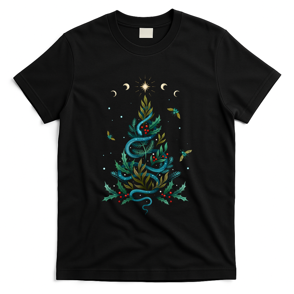 Magical Serpentine Christmas tree - Black