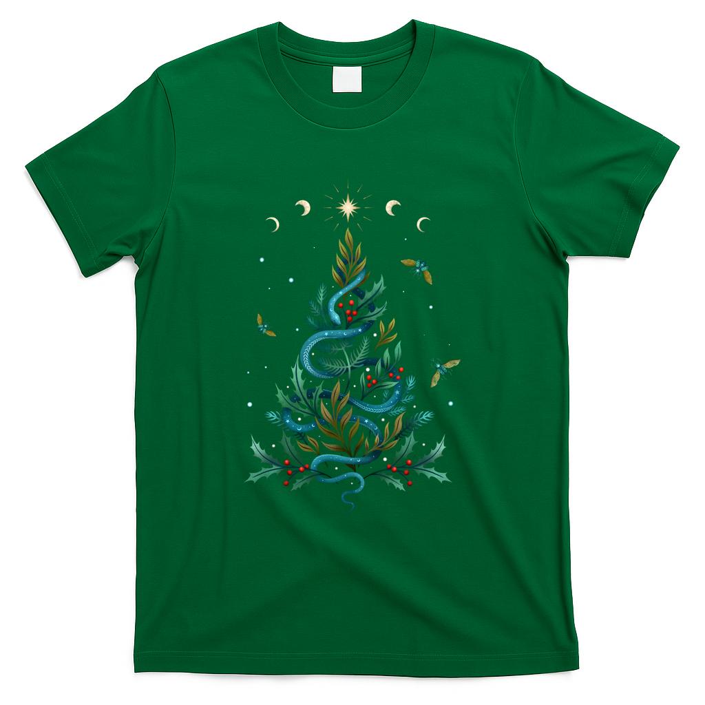 Magical Serpentine Christmas tree - Green