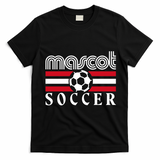 Mascot Soccer Country Fan T-Shirt - Black
