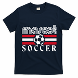 Mascot Soccer Country Fan T-Shirt - Navy Blue