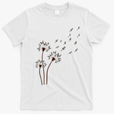 Miniature Schnauzer Dandelion Loves Dog For Mothers Day Dog T-Shirt - White