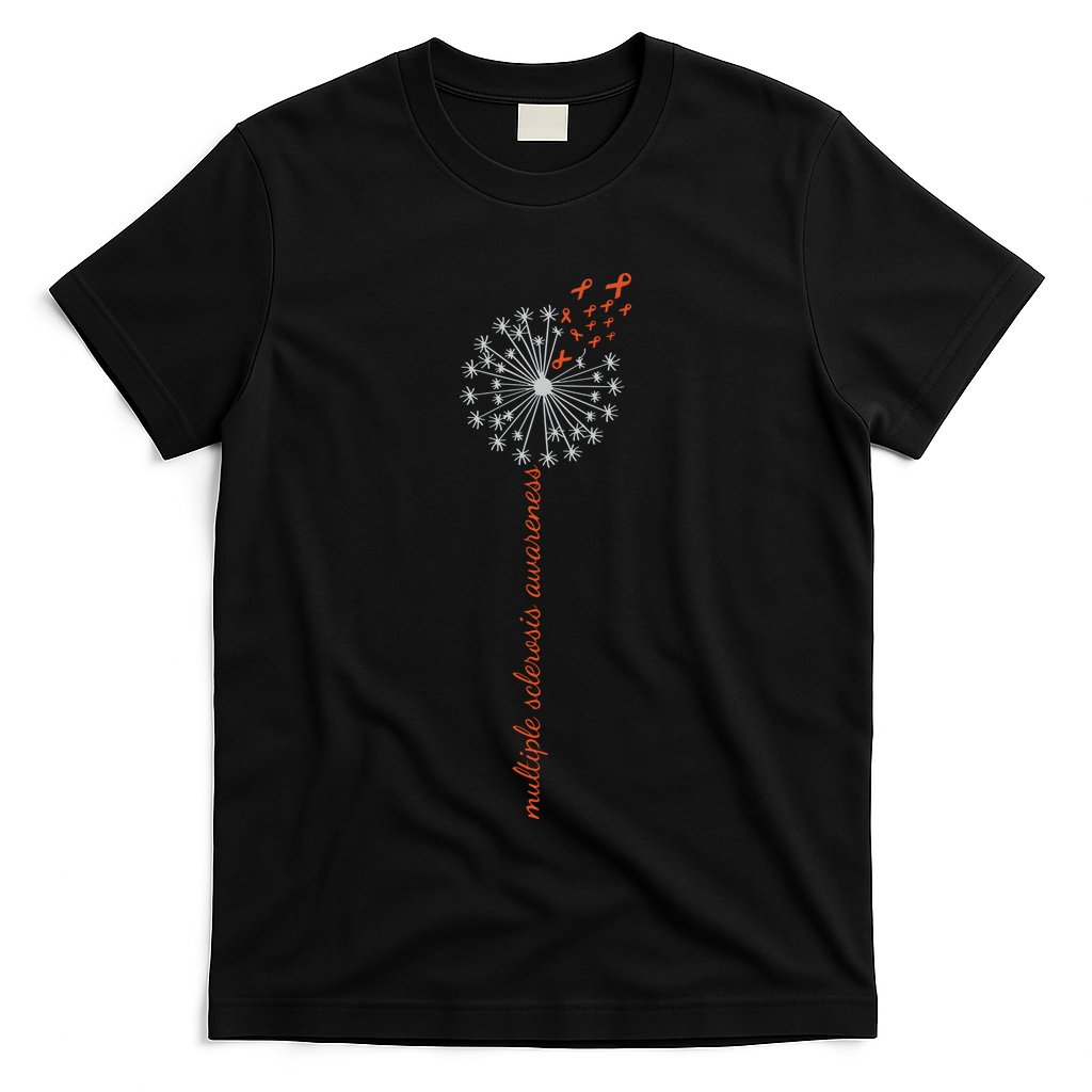 Multiple Sclerosis Dandelion MS Awareness T-Shirt