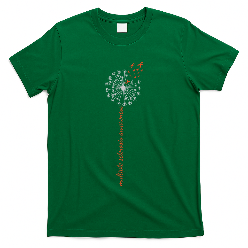 Multiple Sclerosis Dandelion MS Awareness T-Shirt