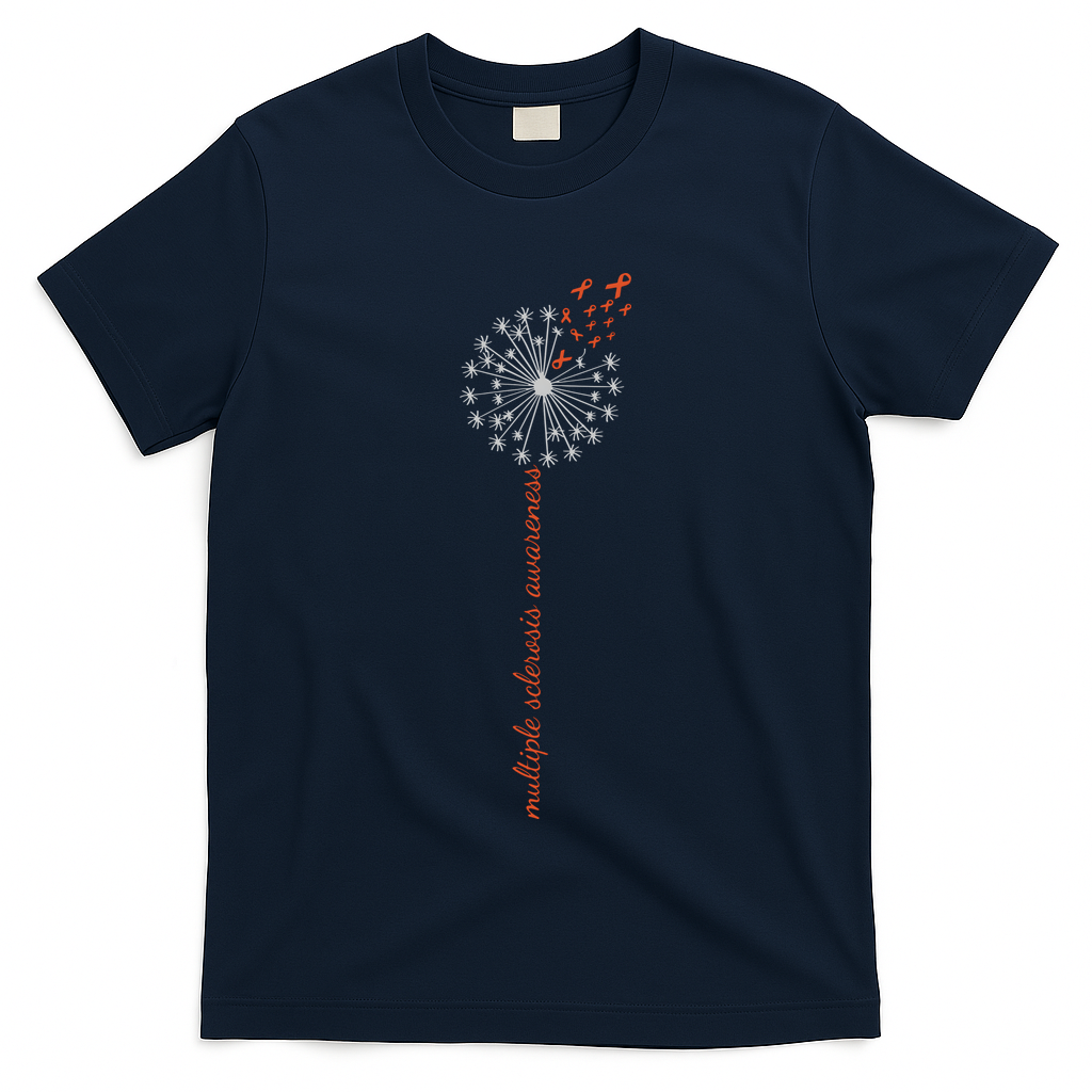 Multiple Sclerosis Dandelion MS Awareness T-Shirt