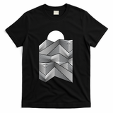 mountain sunset geometry #2 - Black