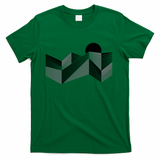 mountain sunset geometry #3 - Green