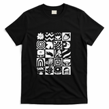 Monochrome Spring Pattern - Black