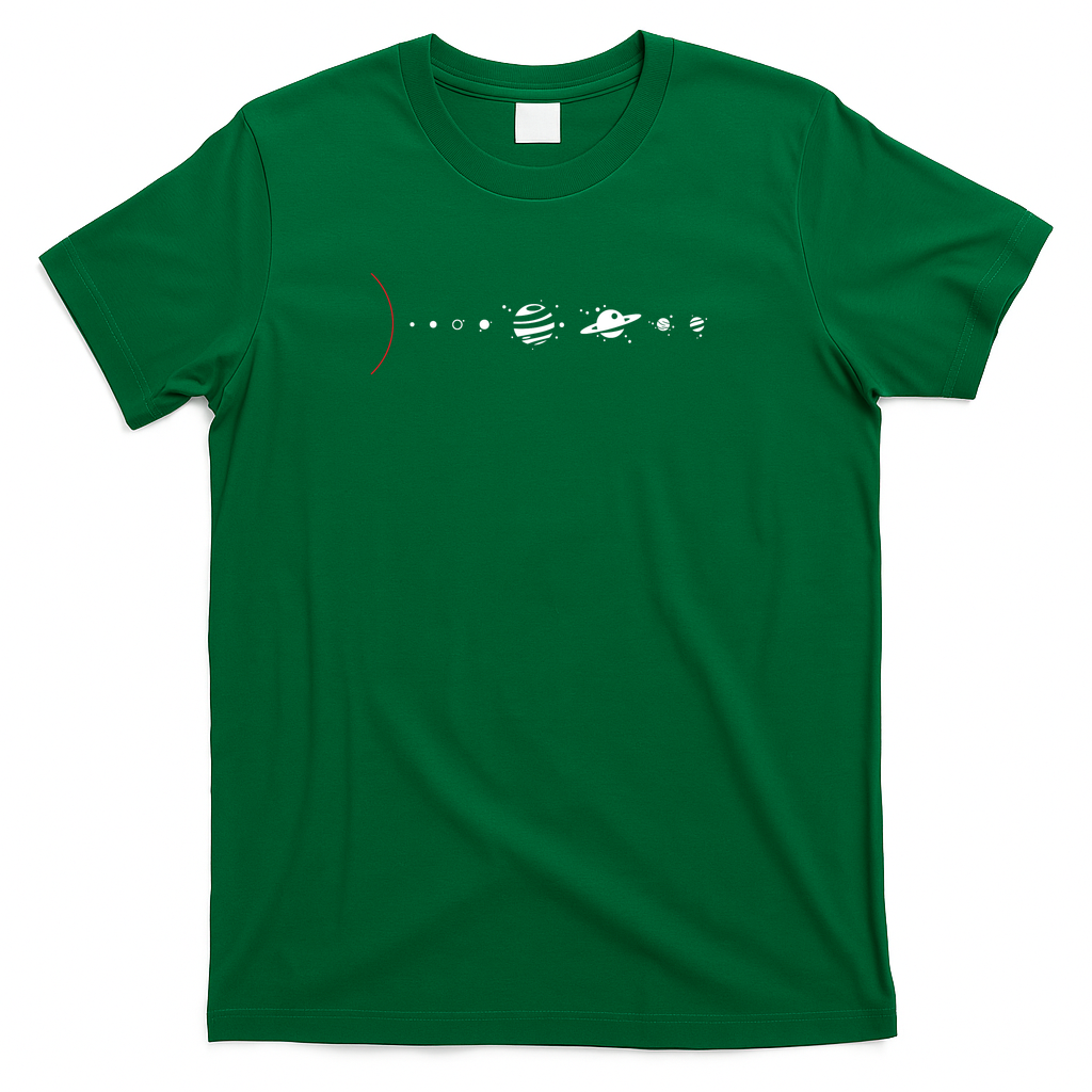 minimal solar system - Green