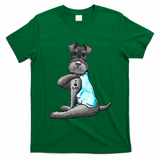 Miniature Schnauzer Tattoos I Love Dad Gift FatherS Day Gift T-Shirt - Irish Green