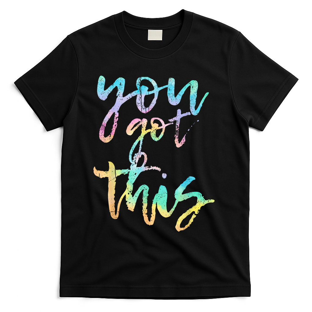 Motivational Testing Day Teacher You Got This Rock The Test T-Shirt - Black