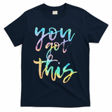 Motivational Testing Day Teacher You Got This Rock The Test T-Shirt - Navy