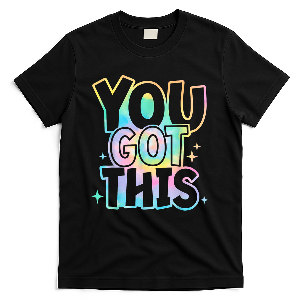 Motivational Testing Day Teacher You Got This Rock The Test (1) T-Shirt - Black