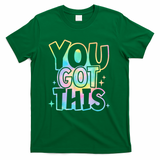 Motivational Testing Day Teacher You Got This Rock The Test (1) T-Shirt - Green