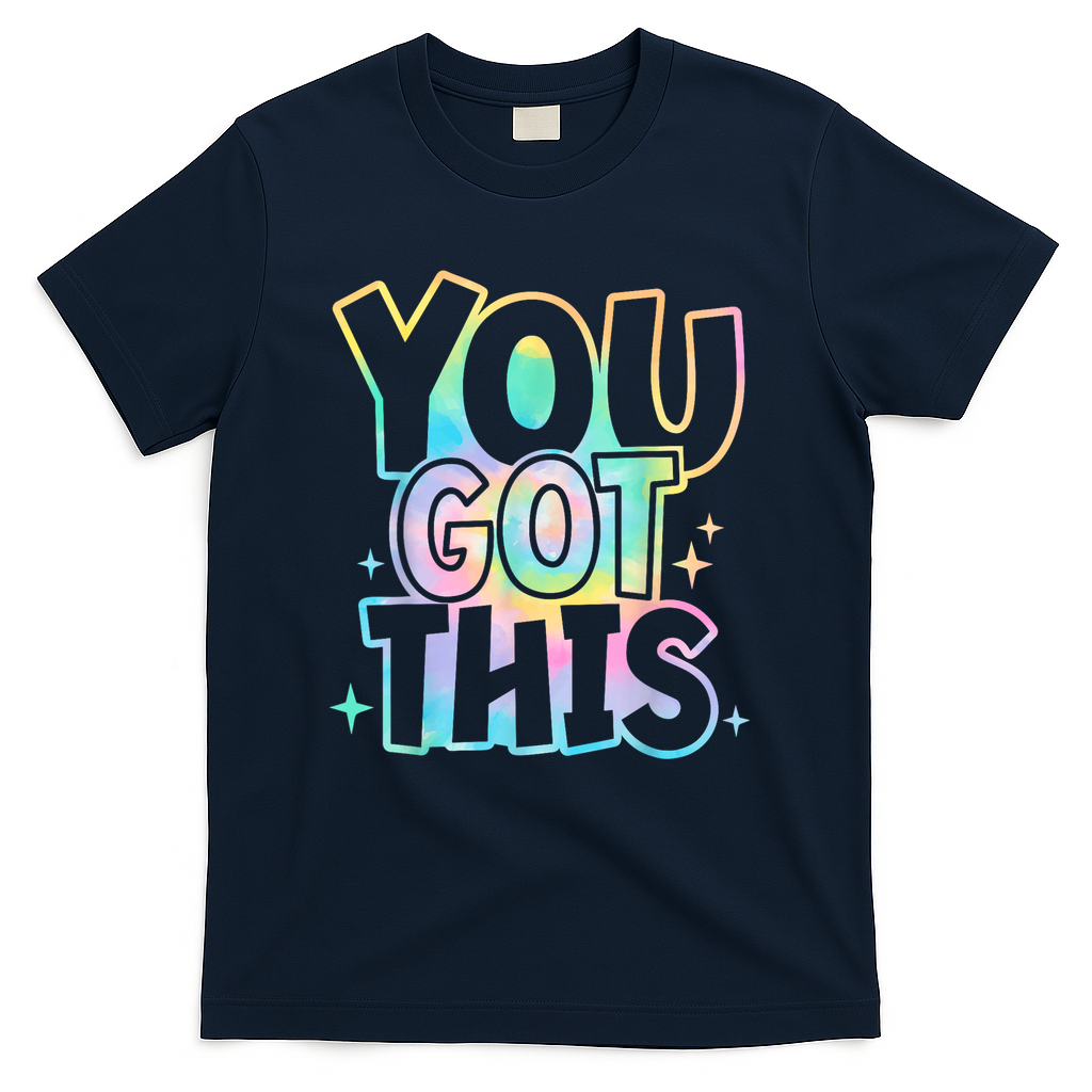 Motivational Testing Day Teacher You Got This Rock The Test (1) T-Shirt - Navy