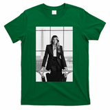 Melania Trump First Lady Official White House Portrait T-Shirt - Green