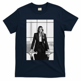 Melania Trump First Lady Official White House Portrait T-Shirt - Navy