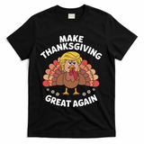 Make Thanksgiving Great Again Theme T-Shirt - Black